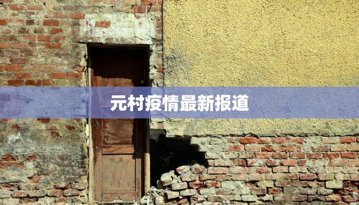 元村疫情最新报道